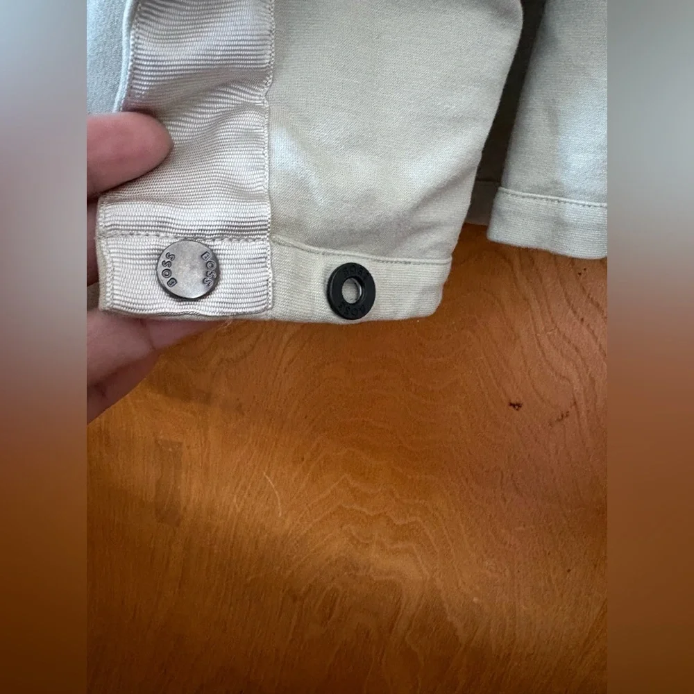 Boss light tan NBA Collaboration Coach Jacket L